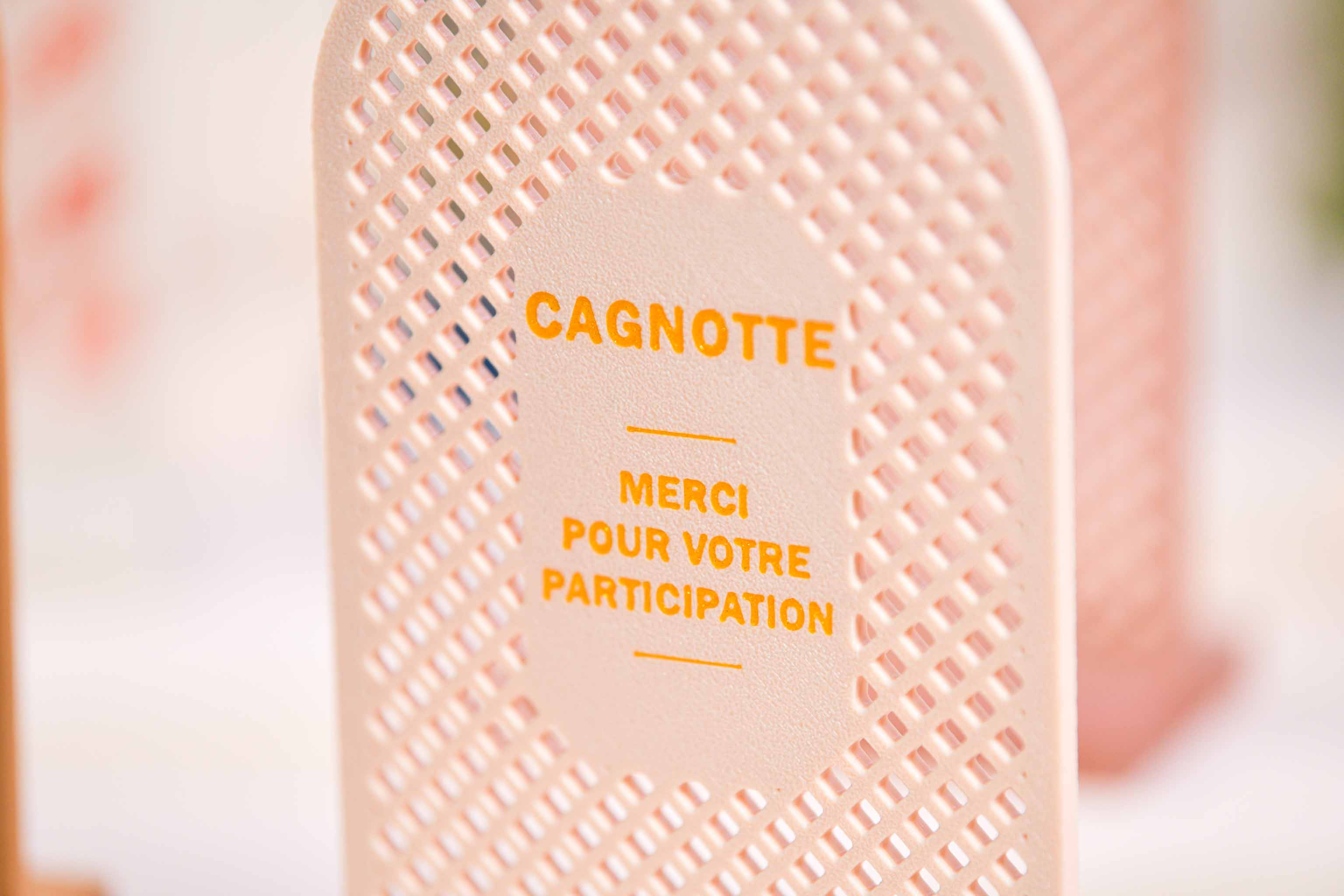 Ecriteau "Cagnotte" - Croisillons