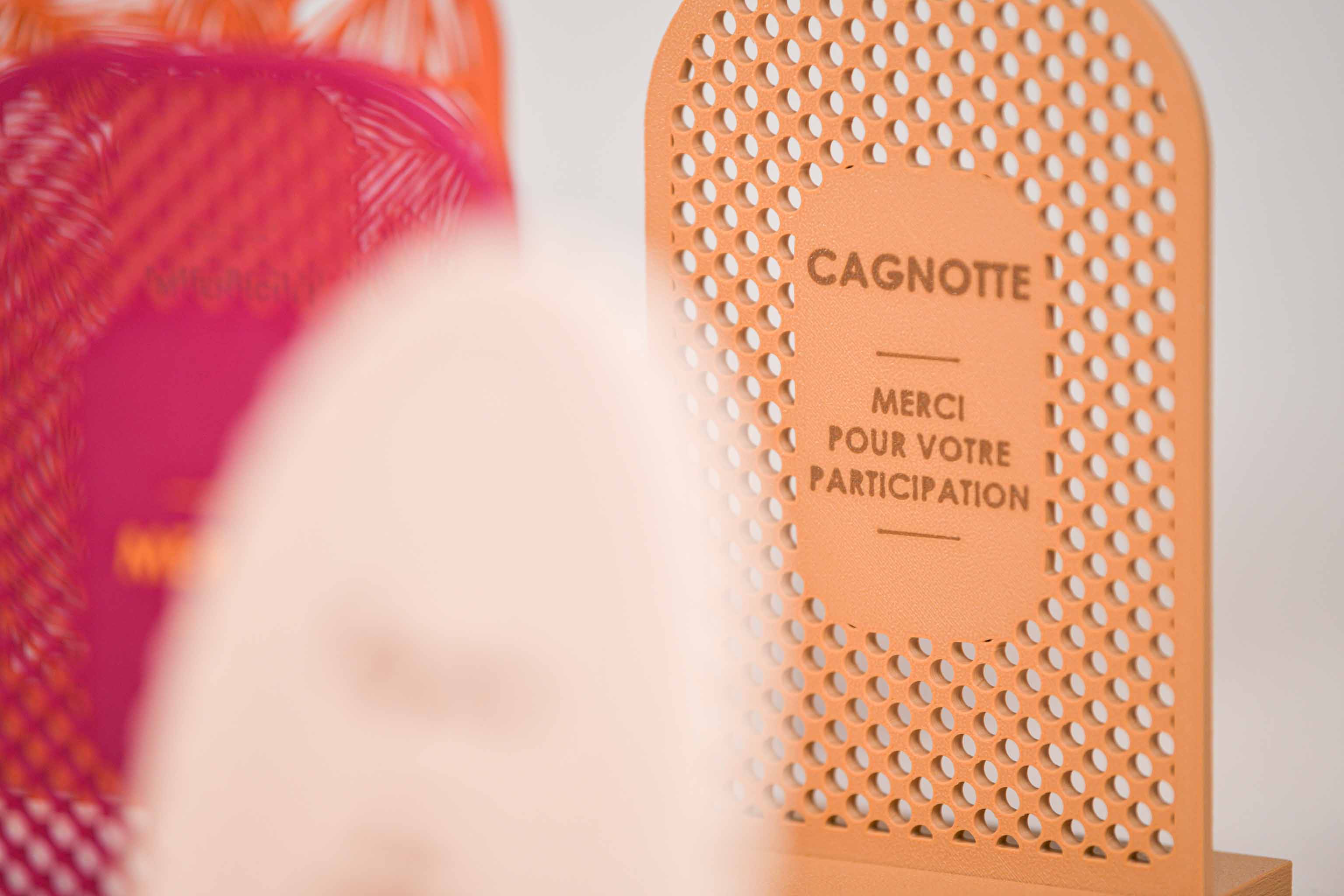 Ecriteau "Cagnotte" - Petits poids