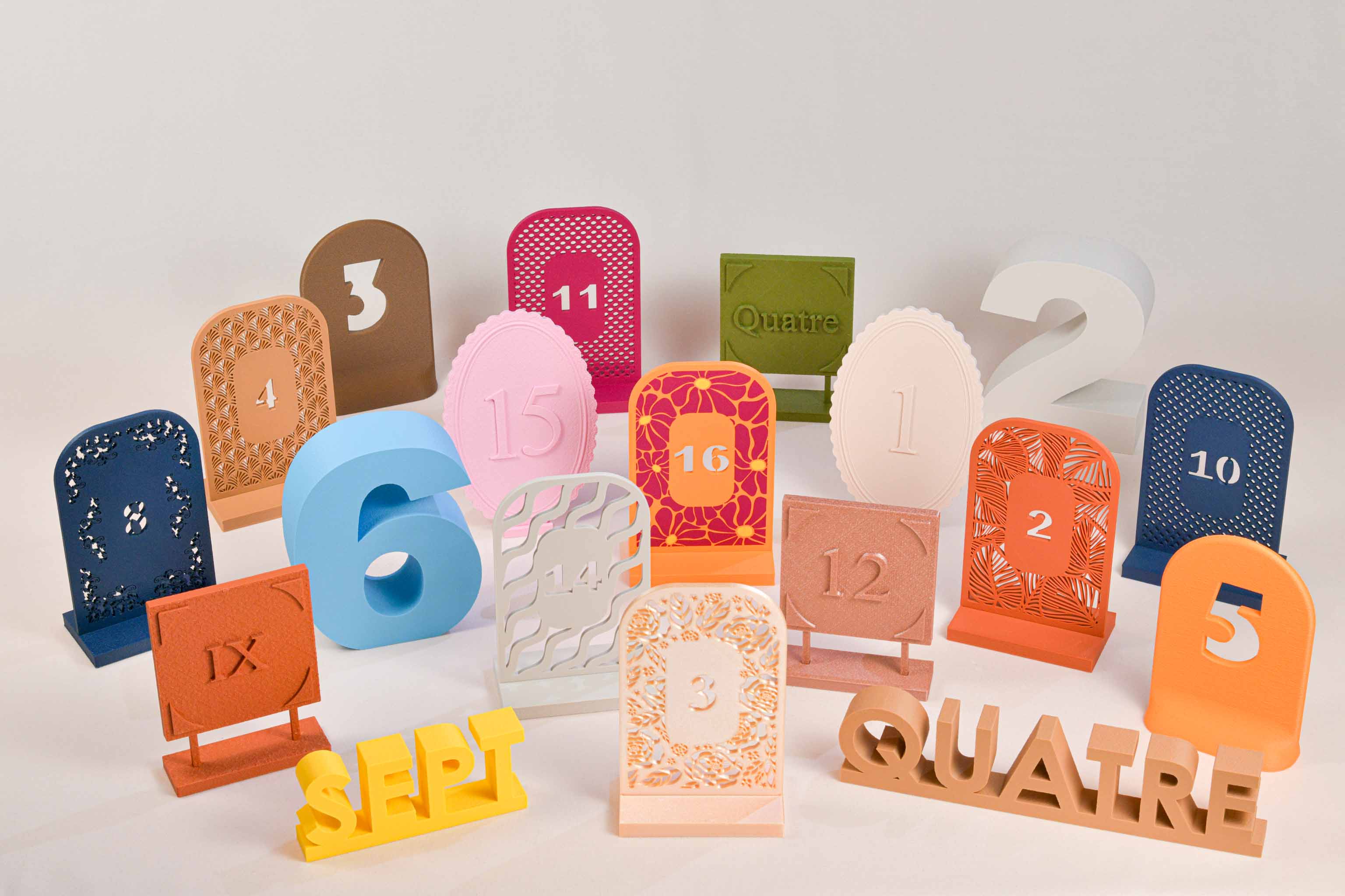 Numéro de table - Ornements