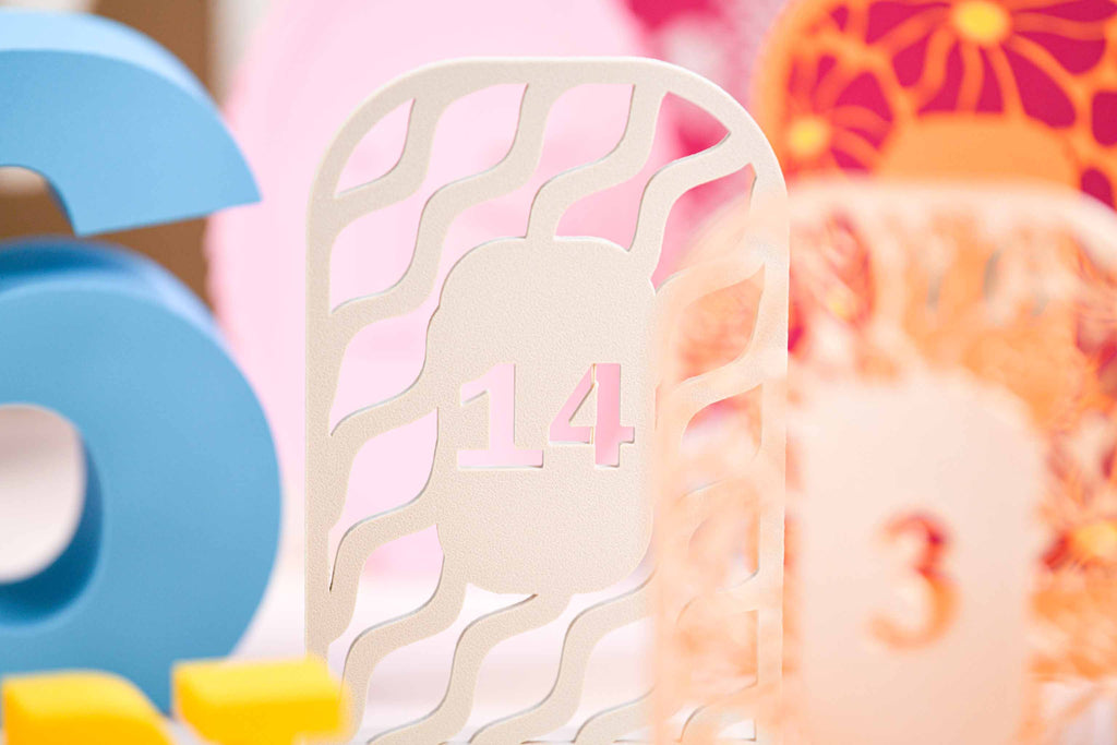 Numéro de table - Vaguelettes