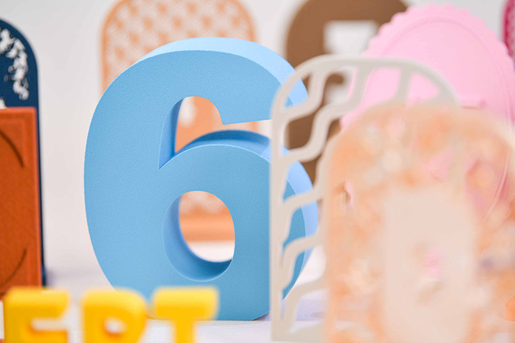 Numéro de table - Grand chiffre