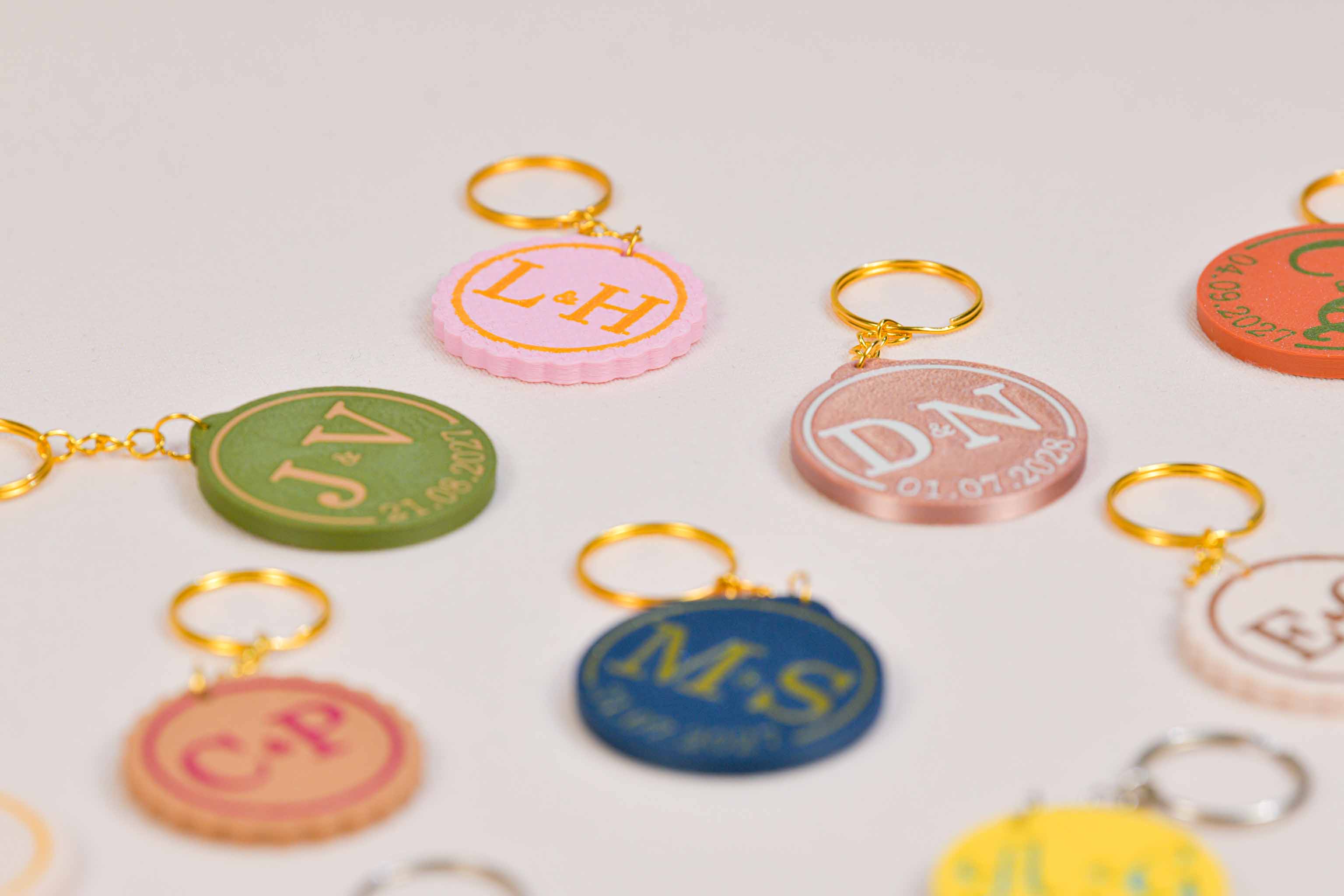 Porte-clé personnalisé - Romantique