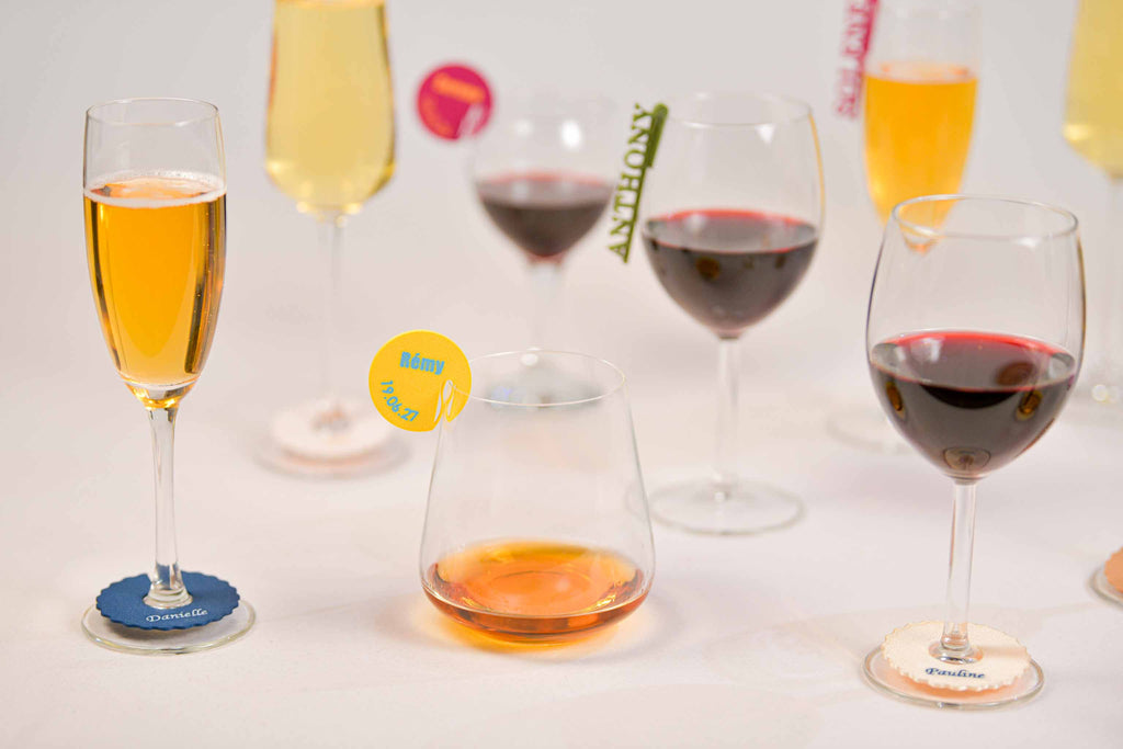 Marque-verre personnalisé - Rondelle