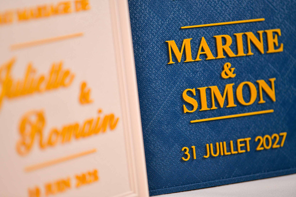 Panneau de bienvenue personnalisé - Chic