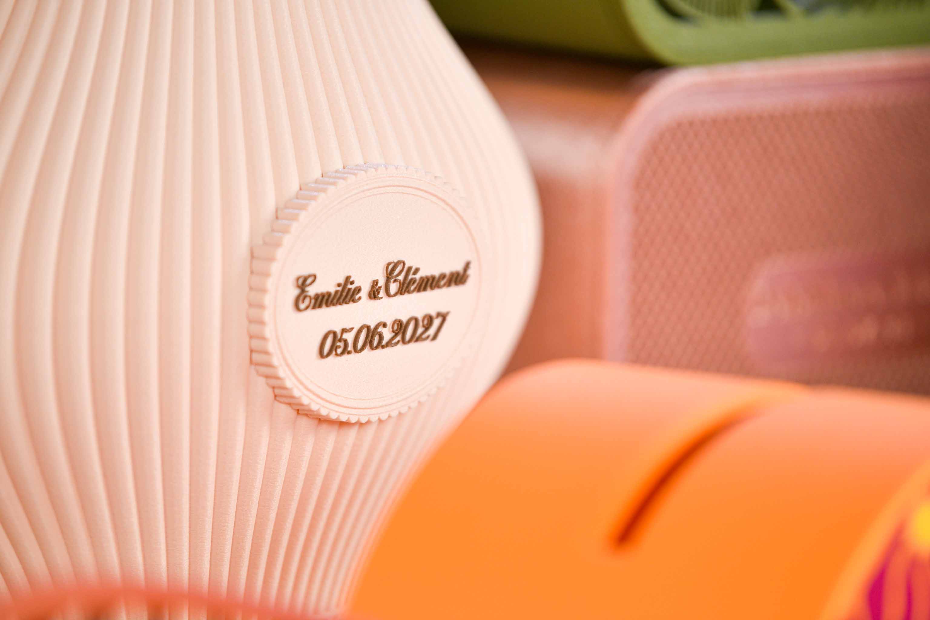 Urne personnalisée - Flacon