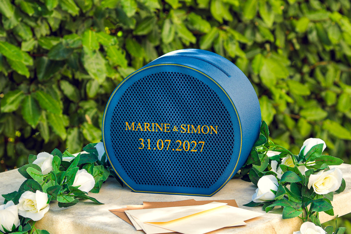 Urne arrondie personnalisée - Croisillons